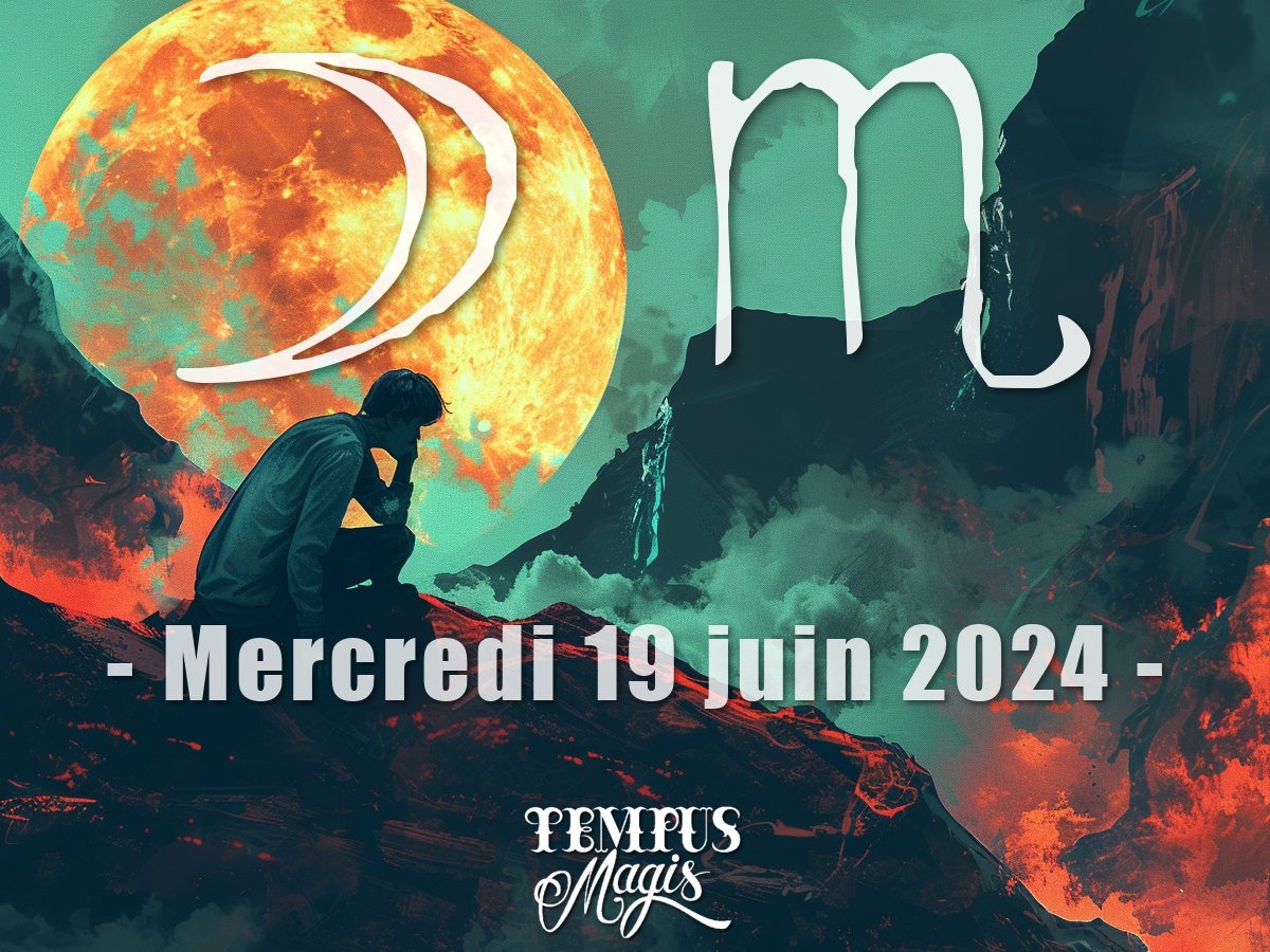 Astrologie sidérale : Lune en Scorpion juin 2024