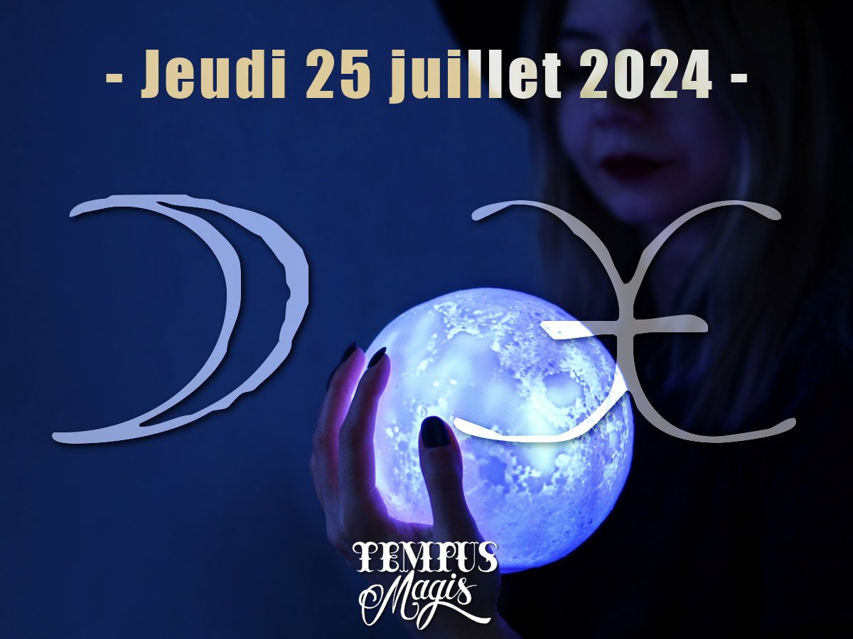 Astrologie sidéarle : Lune en Poissons juillet 2024