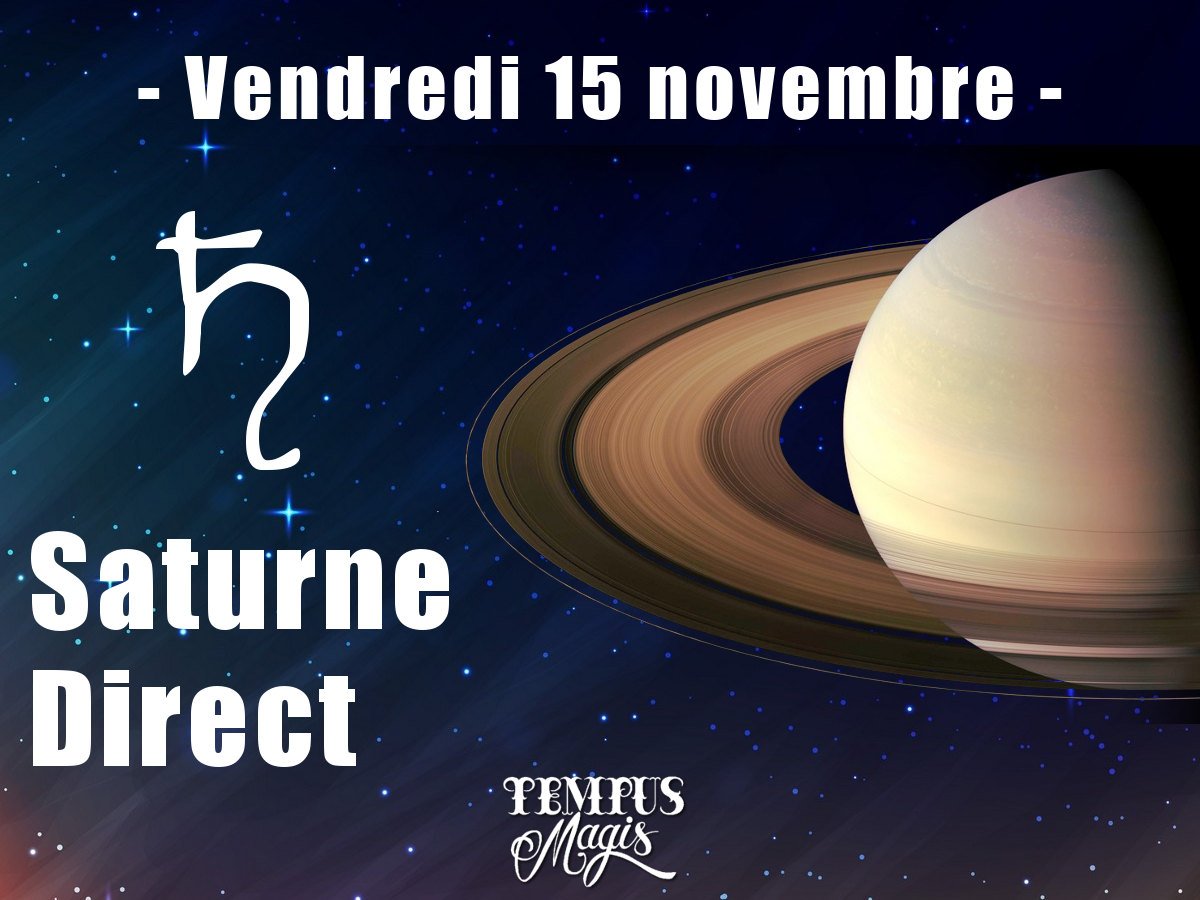 Saturne direct novembre 2024