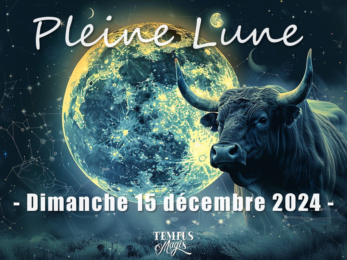 Pleine Lune - Dimanche 15 décembre 2024