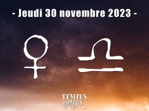 Vénus en Balance (30/11/2023)