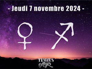 Vénus en Sagittaire (07/11/2024)